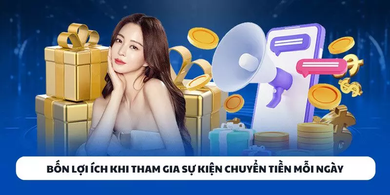 Bốn lợi ích khi tham gia sự kiện nạp tiền hằng ngày