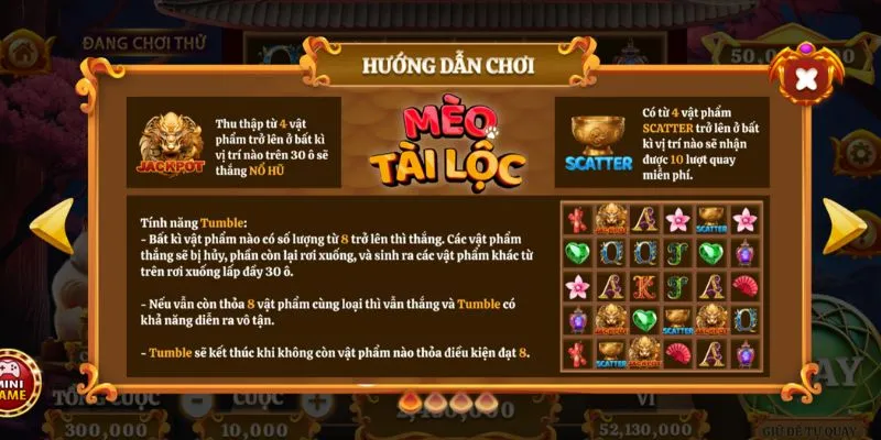 Hướng dẫn chơi Mèo Tài Lộc chi tiết cùng ChoangClub ngay hôm nay!
