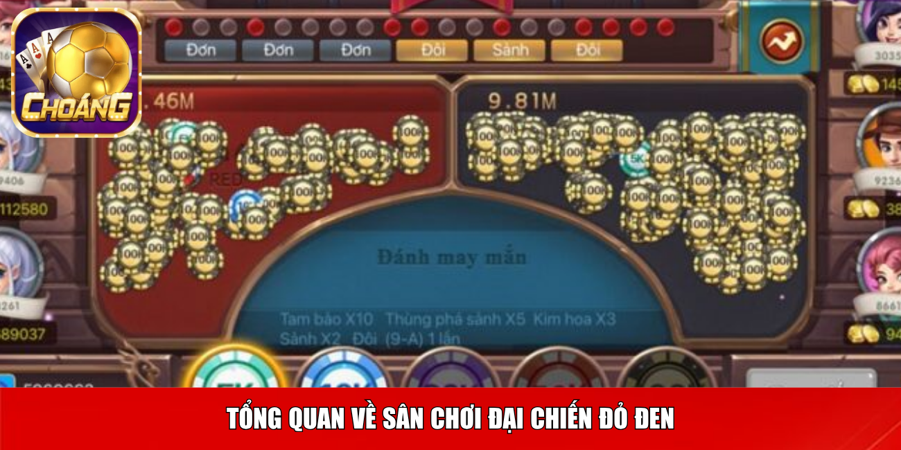 dai chien do den 1 Tổng quan về sân chơi Đại chiến đỏ đen