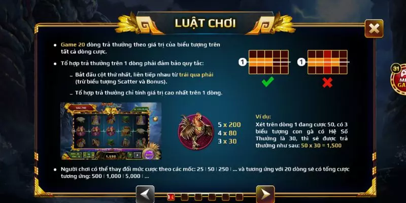 Hướng dẫn chi tiết cách chơi Sơn Tinh Thủy Tinh ChoangClub hiệu quả