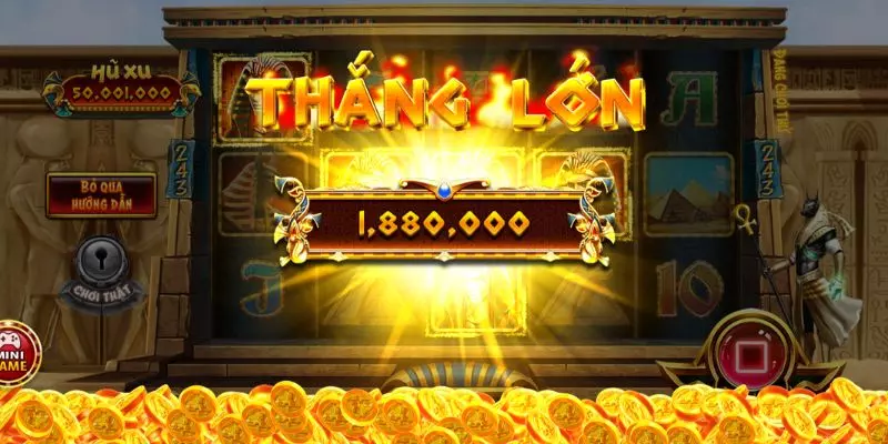 Kích hoạt Nổ Hũ khi Wild xuất hiện đủ 5 cột trong Free Game